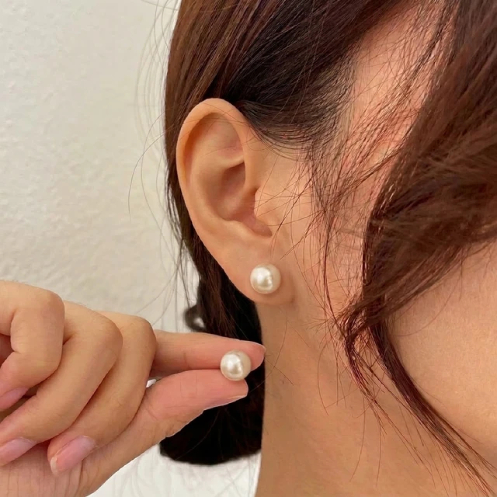 【City Diamond 引雅】網路獨家 鉑金日本 AKOYA 珍珠 7.5-8mm 單顆耳環(東京Yuki系列)
