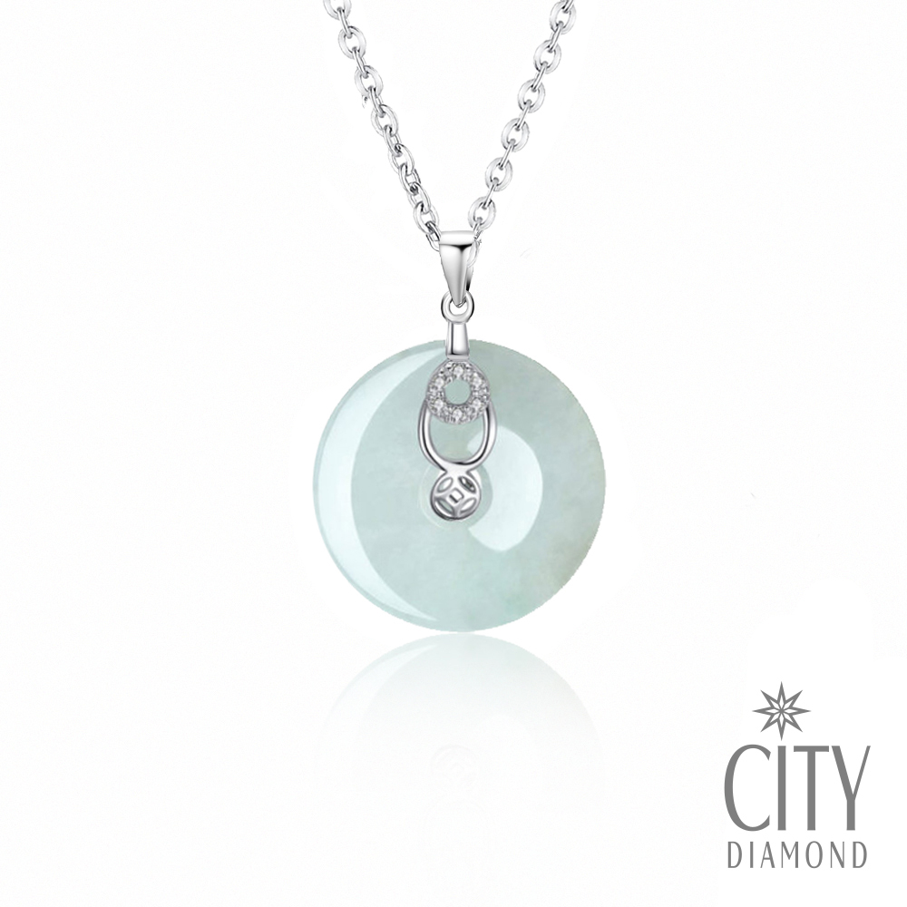 【City Diamond 引雅】天然緬甸玉純銀小玉墜-多款任選 (東方青蘊系列)