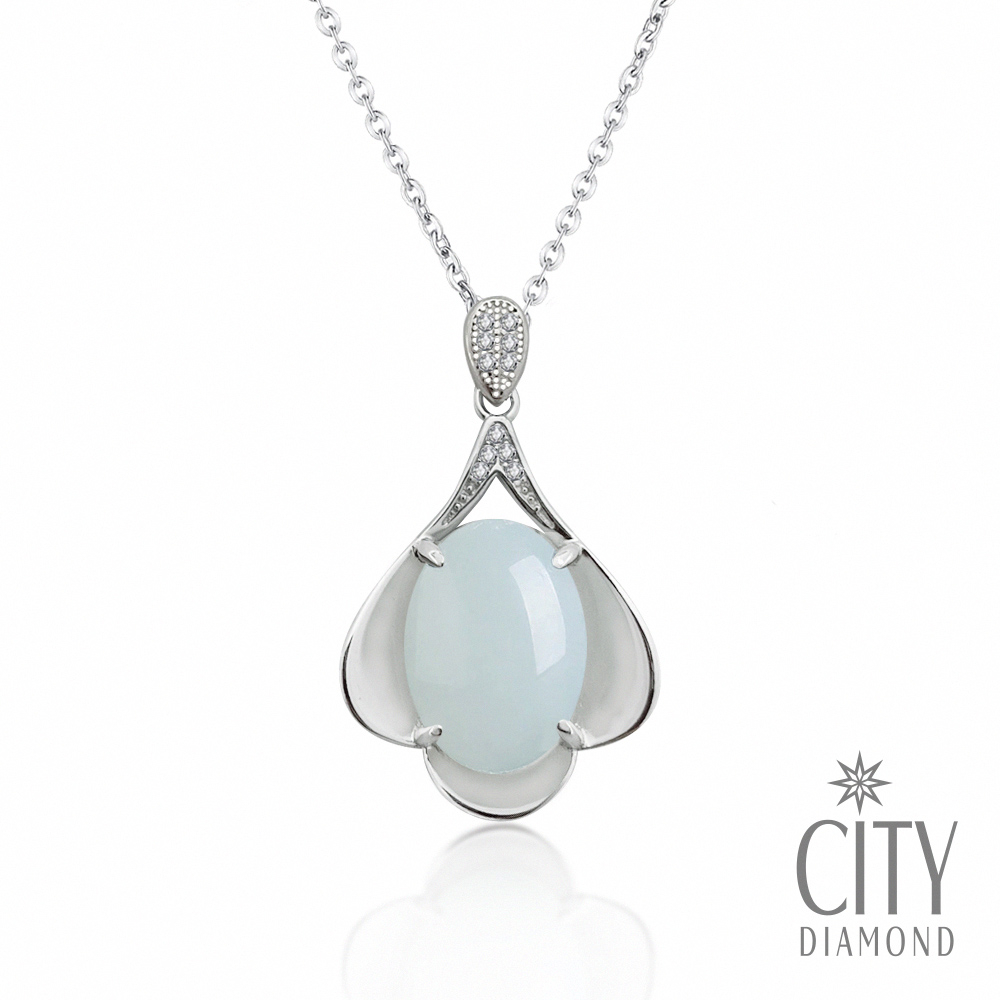 【City Diamond 引雅】天然緬甸玉純銀小玉墜-多款任選 (東方青蘊系列)