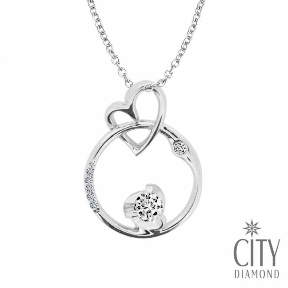 【City Diamond 引雅】『歐若拉』10分華麗鑽墜