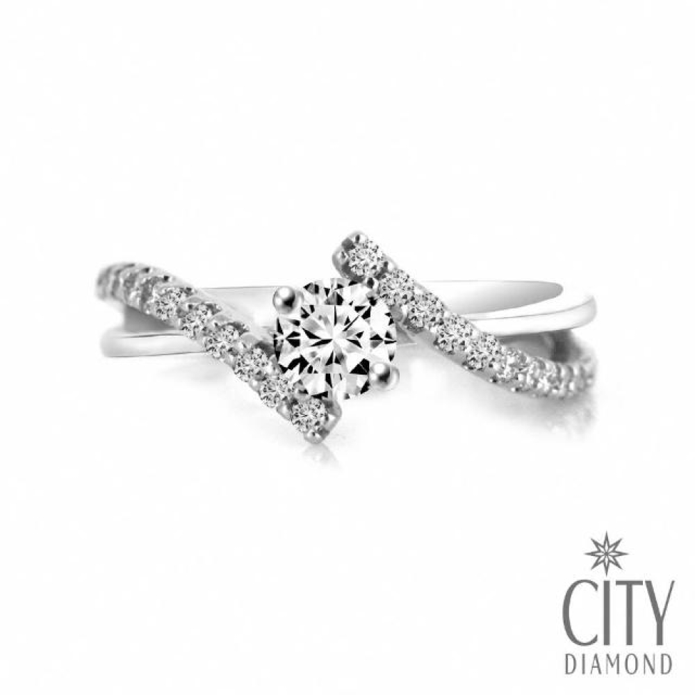 【City Diamond 引雅】『幸福星河』30分華麗鑽戒(浪漫巴黎系列)