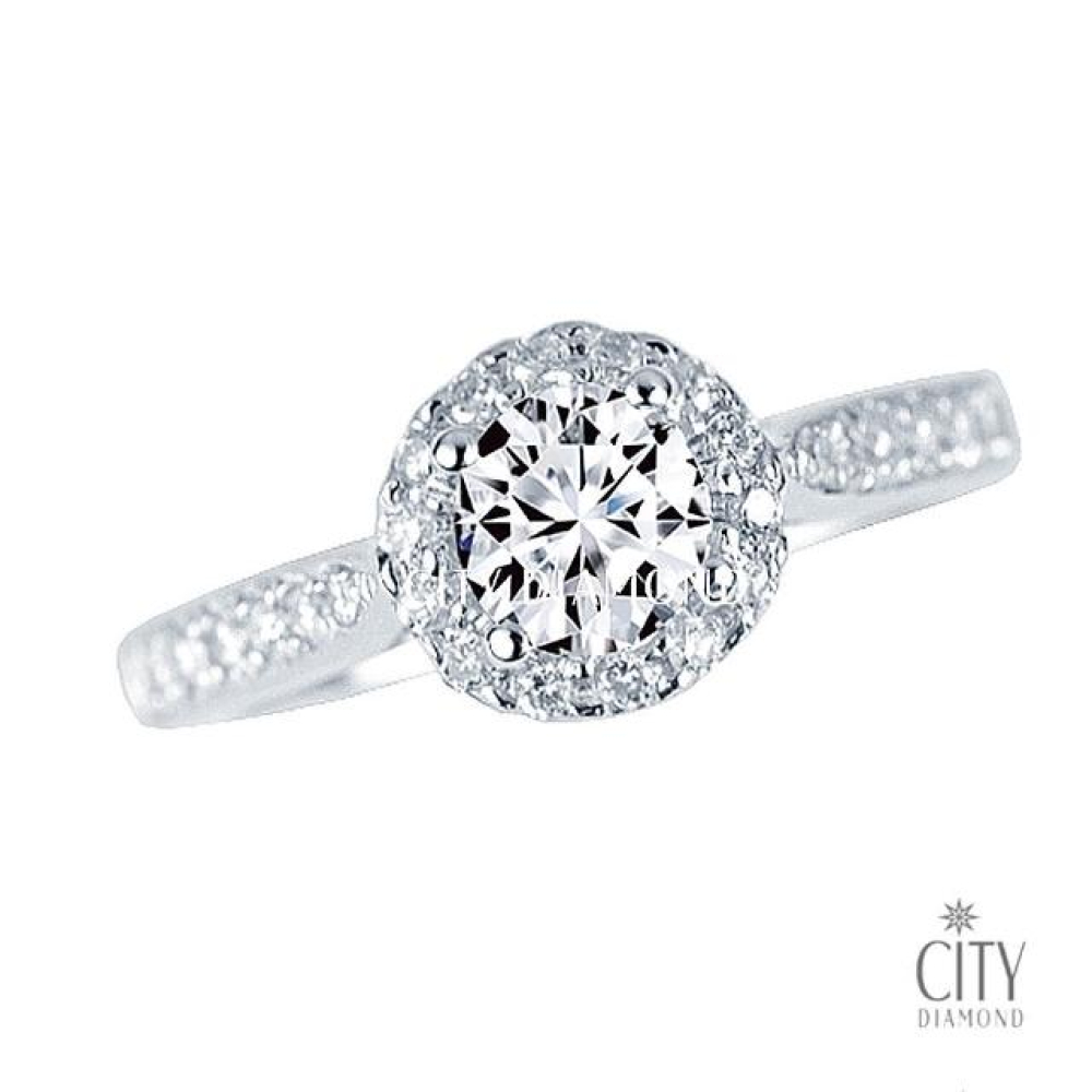 【City Diamond 引雅】『幸福捧花』60分鑽石戒指