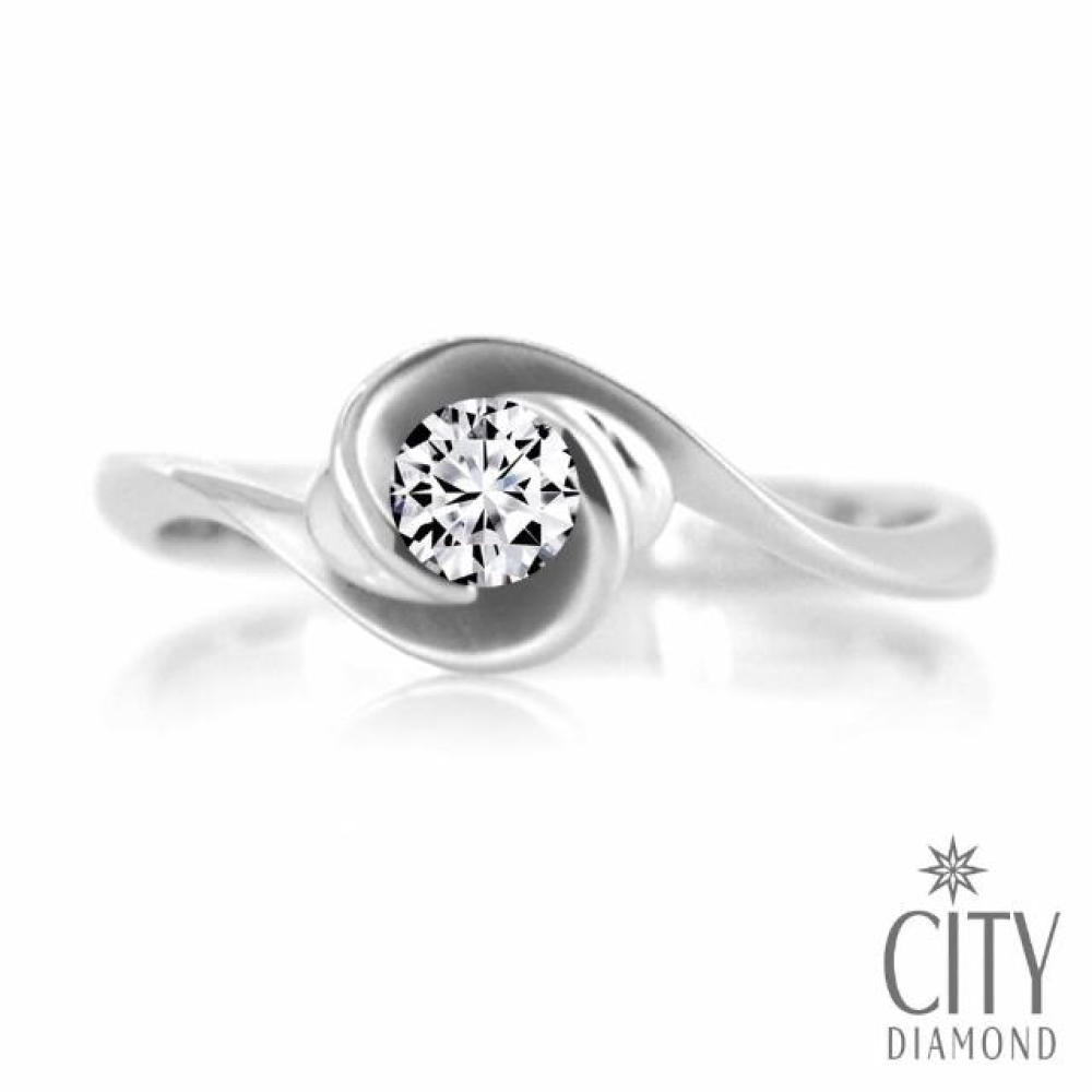 【City Diamond 引雅】『玫瑰緒語』30分 經典鑽石戒指/求婚鑽戒