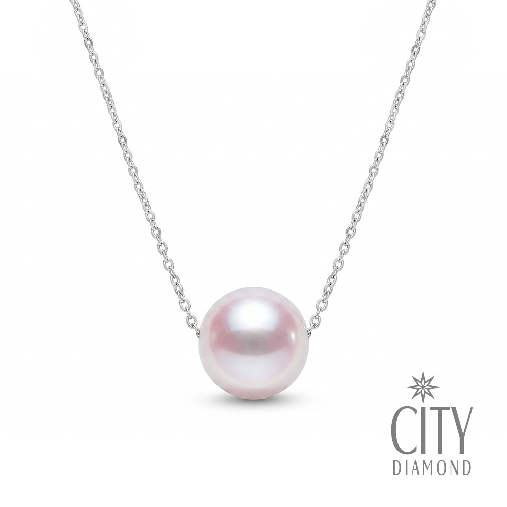 【City Diamond 引雅】網路獨家 日本AKOYA珍珠 8-8.5mm 花珠等級 單顆 項鍊 (東京Yuki系列)