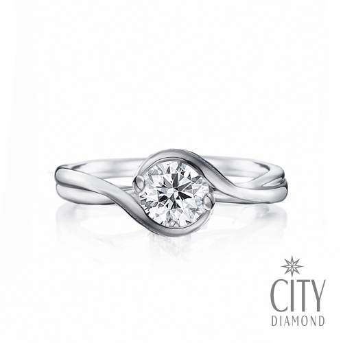 雙11限定 14K天然鑽石35分戒指(戒圍#10)