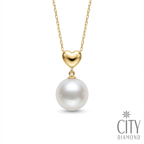 網路獨家 18K日本AKOYA珍珠黃K金項鍊
